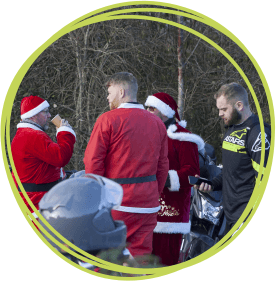 Bikers resting at Little Harbour
